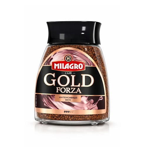 Milagro Gold Forza, растворимый кофе, 95 гр Milagro Gold Forza, растворимый кофе, 95 гр